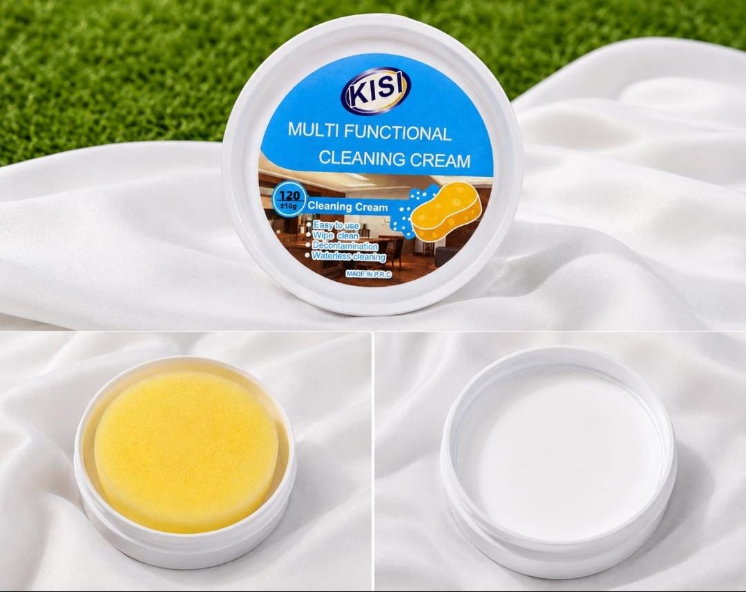 KISI multifunctional cleaning cream 120g tub with sponge